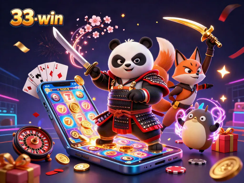 Experience thrilling gaming actions and vibrant celebrations at 33-win, featuring dynamic casino gameplay.
