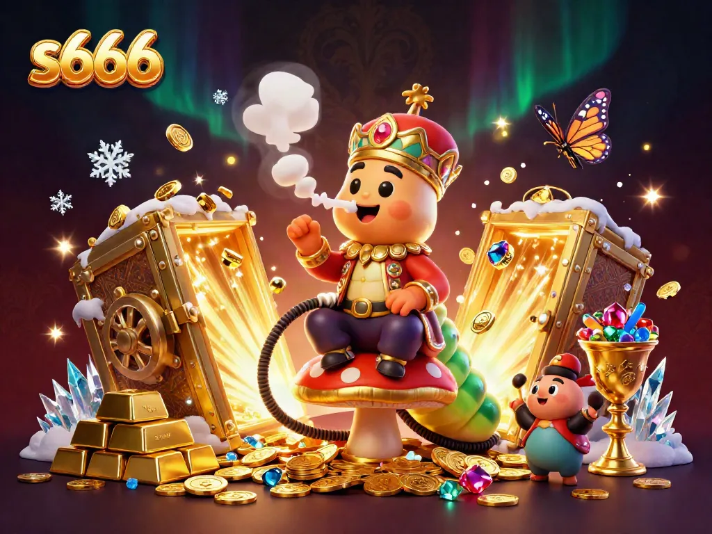 Experience thrilling moments at s666 casino with a lavish illustration of a unique caterpillar master at play.