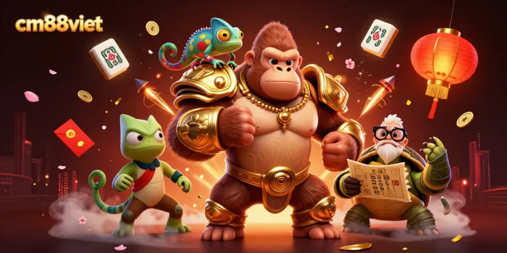 Experience thrilling gambling adventures with cm88viet in an engaging 3D casino scene.