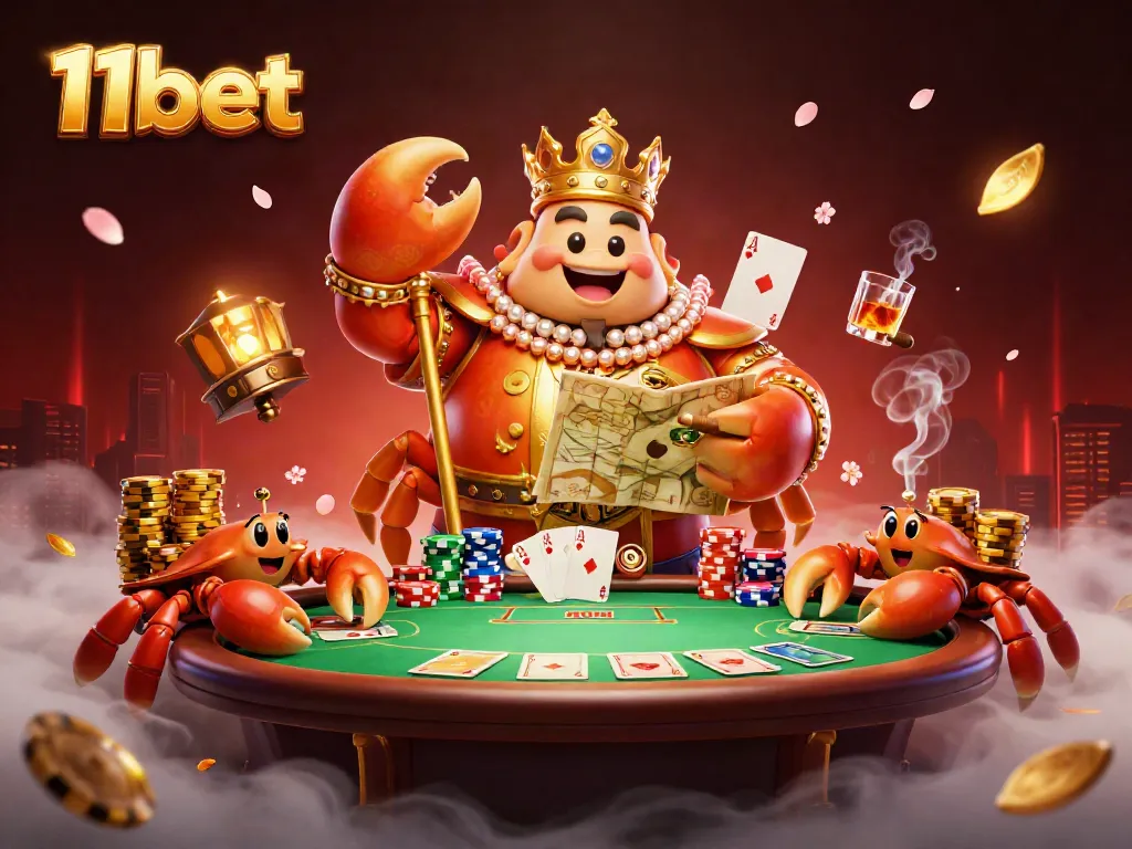 Experience thrilling gaming with 11bet while exploring a lavish casino scene filled with treasure and excitement.