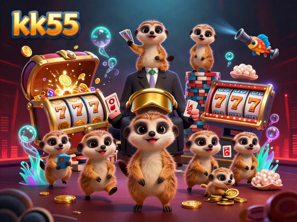 Experience thrilling action at the kk55 casino where meerkats engage in dynamic gameplay and fun with vivid games and treasures.