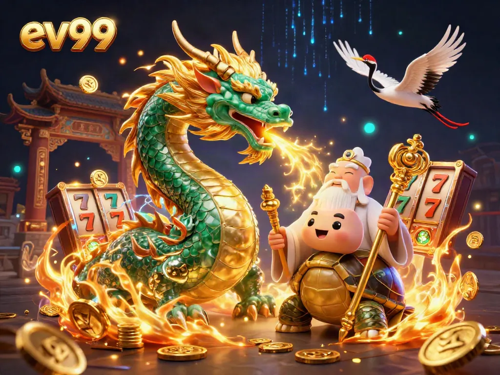 Experience thrilling gameplay at ev99 with vibrant slot machines and dynamic casino elements.